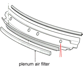 Land Rover Discovery Genuine Plenum Air Filter 