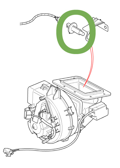 Genuine Factory OEM Ambient Temperature Sensor for Range Rover 4.0/4.6 (P38a) 