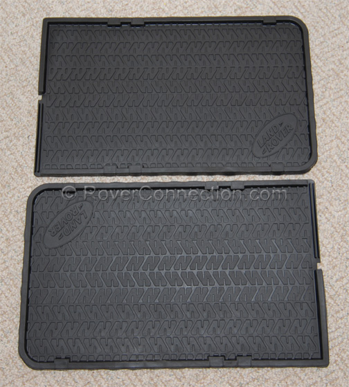 Defender (90 & 110) Front Rubber Floor Mats (Genuine Part # RTC8098AA)