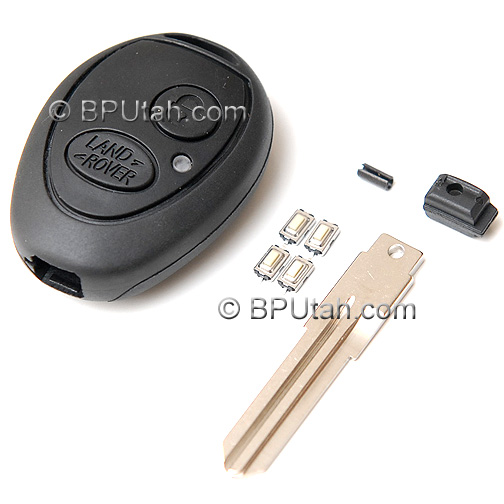 thumbnail image 2 of New 2 Button Remote Key Fob Case Replacement For Land Rover Discovery 2 TD5 – Black Fobtronics 2 of 4