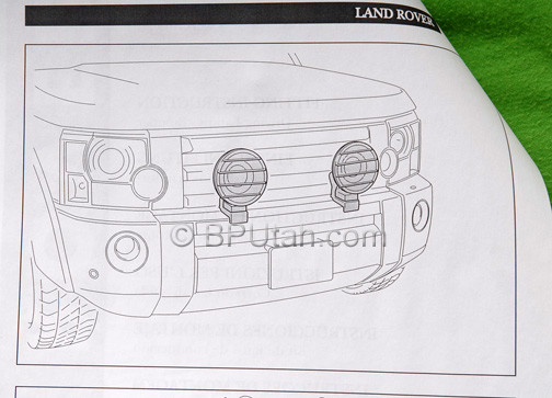 Factory Genuine OEM Driving Lamp Mounting Bracket for Land Rover LR3 