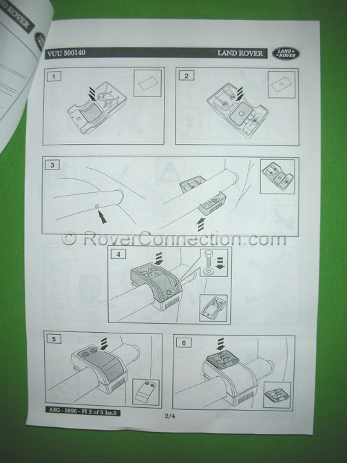 Land Rover LR3 Genuine Driving Lamp Kit 