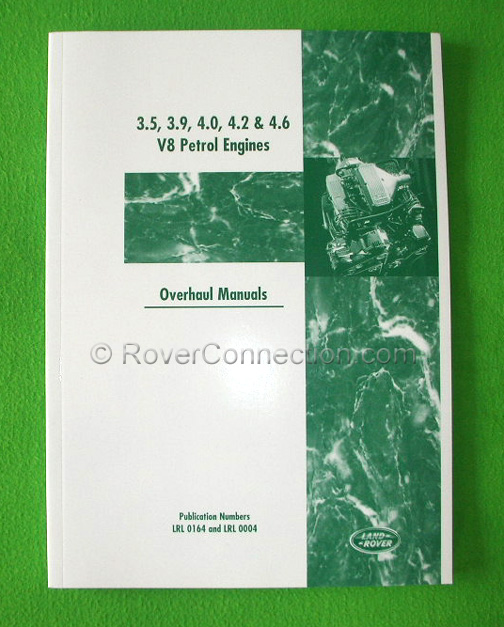 Engine Overhaul Maual for Land Rover V8 