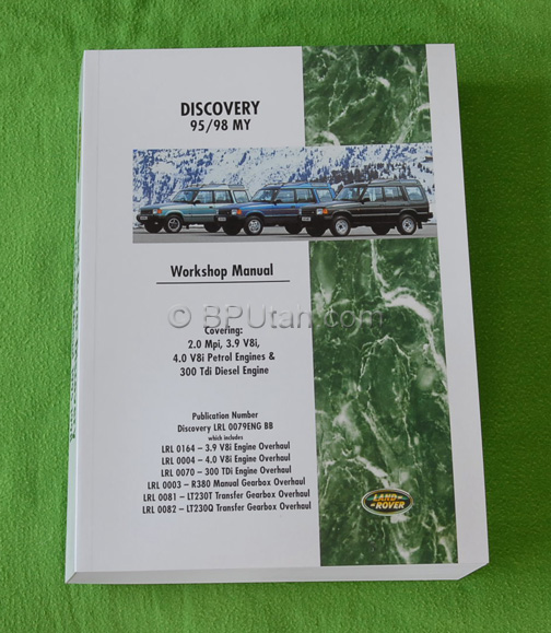 Factory Genuine OEM Workshop Repair Manual for Land Range Rover Discovery