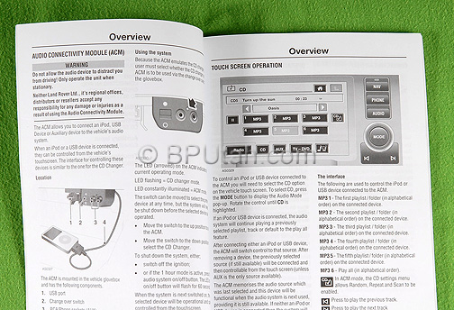 Genuine Factory OEM Ipod Connection for Range Rover